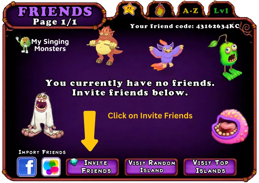 My Singing Monsters Friend Codes 2024 Latest 1 My Singing Monsters friend codes guide